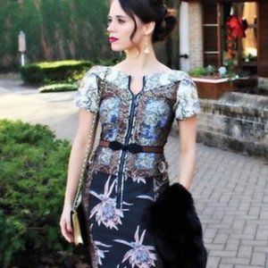 Anthropologie Beguile Lace Dress by Byron Lars